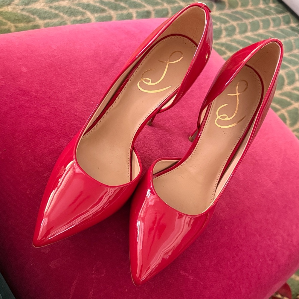 Sam Edelman Red Patent Leather Pump